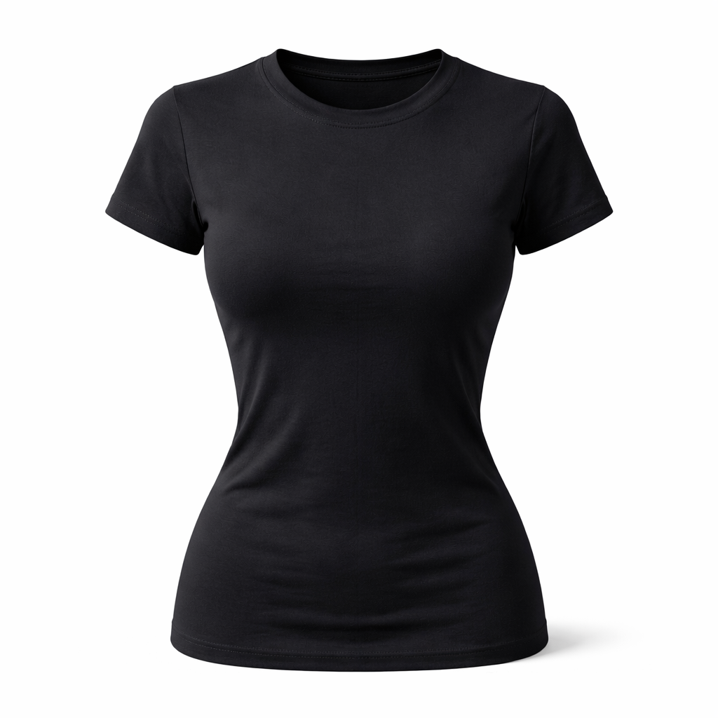 Elina Contour Tee| Black